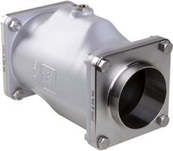 AKO Armaturen Pneumatisches Quetschventil VMC, Anschweienden (DIN) Aluminium/Neopren DN 100, VMC100.01X.50R.30LX