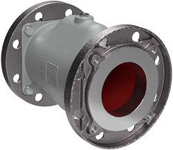 AKO Armaturen Pneumatisches Quetschventil VMC, Flansch (ANSI) Aluminium/Silicone DN 100, VMC100.06.50FA.30LX