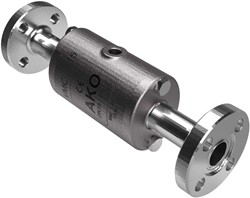 AKO Armaturen Air operated pinch valve VMC, Hyg. flange (DIN) Stainless steel 1.4408/Silicone DN 15, VMC15.06K.50RF.50