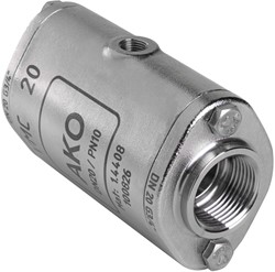 AKO Armaturen Pneumatisches Quetschventil VMC, Innengewinde (DIN) Edelstahl 1.4408/Nitrile DN 20, VMC20.07XK.50G.50