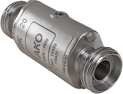AKO Armaturen Air operated pinch valve VMC, Threaded spigot (DIN) Stainless steel 1.4408/Neoprene DN 20, VMC20.01XK.50M.50