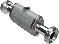 AKO Armaturen Air operated pinch valve VMC, Hyg. threaded spigot (DIN) Aluminium/Hypalon DN 20, VMC20.08XK.50RM.30LX