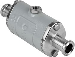 AKO Armaturen Air operated pinch valve VMC, Tri-clamp (DIN, row C) Aluminium/Silicone DN 20, VMC20.06K.50TA.30LX
