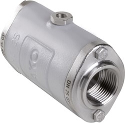 AKO Armaturen Air operated pinch valve VMC, Internal thread (DIN) Aluminium/Neoprene DN 25, VMC25.01XK.50G.30LX