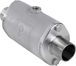 AKO Armaturen Air operated pinch valve VMC, Weld-on ends (DIN) Aluminium/Natural rubber DN 25, VMC25.03XK.50R.30LX