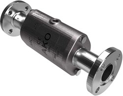 AKO Armaturen Air operated pinch valve VMC, Hyg. flange (DIN) Stainless steel 1.4408/Nitrile (food) DN 25, VMC25.07LSK.50RF.50