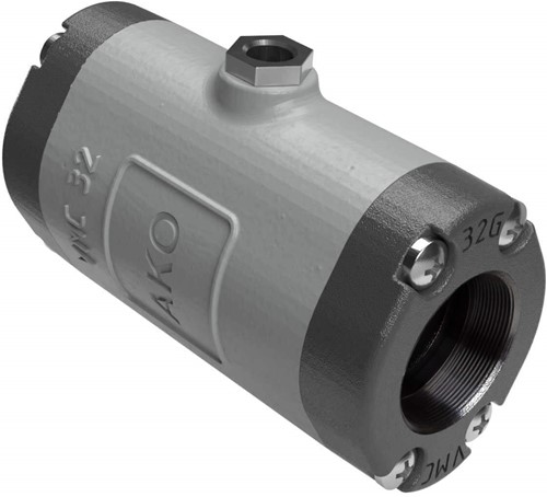 AKO Armaturen Pneumatisches Quetschventil VMC, Innengewinde (DIN) Aluminium/EPDM DN 32, VMC32.04HTEC.36G.30LX