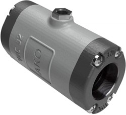 AKO Armaturen Lucht bediende slangafsluiter VMC, binnendraad (ANSI / ASME) Aluminium/Neopreen DN 32, VMC32.01X.36N.30LX