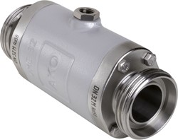 AKO Armaturen Air operated pinch valve VMC, Threaded spigot (DIN) Aluminium/Nitrile (food) DN 32, VMC32.07LS.50M.30LX