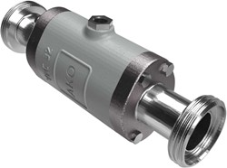 AKO Armaturen Air operated pinch valve VMC, Hyg. threaded spigot (DIN) Aluminium/Neoprene DN 32, VMC32.01X.50RM.30LX