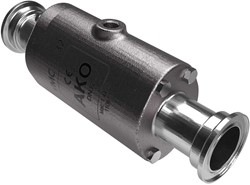 AKO Armaturen Lucht bediende slangafsluiter VMC, Hyg. tri-clamp (DIN) RVS 1.4408/Nitrile DN 32, VMC32.07X.50RT.50