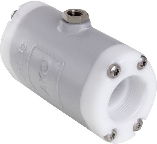 AKO Armaturen Air operated pinch valve VMC, Internal thread (DIN) Aluminium/Neoprene DN 32, VMC32.01X.71G.30LX