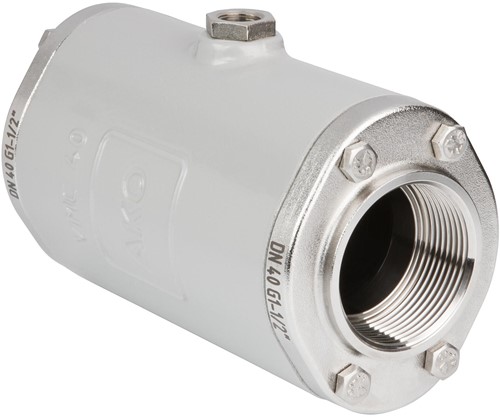 AKO Armaturen Air operated pinch valve VMC, Internal thread (DIN) Aluminium/Natural rubber DN 40, VMC40.03XSF.50G.30LX