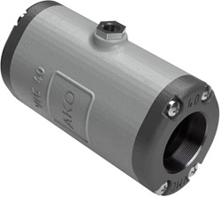 AKO Armaturen Pneumatisches Quetschventil VMC, Innengewinde (ANSI / ASME) Aluminium/Nitrile (lebensmittel) DN 40, VMC40.07LS.36N.30LX