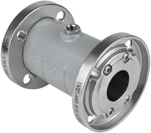 AKO Armaturen Air operated pinch valve VMC, Flange (ANSI) Aluminium/Natural rubber (food, pale) DN 40, VMC40.02X.50FA.30LX