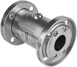 AKO Armaturen Air operated pinch valve VMC, Flange (ANSI) Stainless steel 1.4408/Natural rubber (food, pale) DN 40, VMC40.02X.50FA.50
