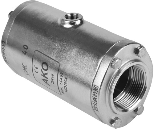 AKO Armaturen Lucht bediende slangafsluiter VMC, binnendraad (ANSI / ASME) RVS 1.4408/Natuurlijk rubber (high temp.) DN 40, VMC40.03H.50N.50