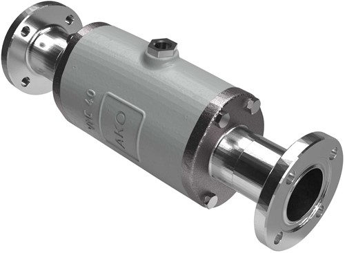 AKO Armaturen Air operated pinch valve VMC, Hyg. flange (DIN) Aluminium/Nitrile (food) DN 40, VMC40.07LS.50RF.30LX