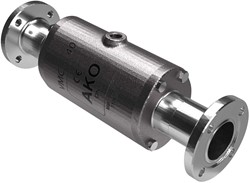 AKO Armaturen Air operated pinch valve VMC, Hyg. flange (DIN) Stainless steel 1.4408/Butyl DN 40, VMC40.09X.50RF.50