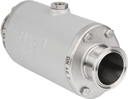 AKO Armaturen Air operated pinch valve VMC, Tri-clamp (DIN, row A) Aluminium/Silicone DN 40, VMC40.06.50T.30LX