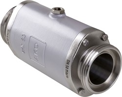AKO Armaturen Lucht bediende slangafsluiter VMC, draadeind (DIN) Aluminium/EPDM DN 50, VMC50.04HTEC.50M.30LX