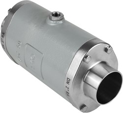 AKO Armaturen Lucht bediende slangafsluiter VMC, laseinden (ASTM) Aluminium/Nitrile DN 50, VMC50.07X.50RA.30LX