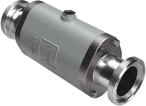 AKO Armaturen Pneumatisches Quetschventil VMC, Hyg. Gewindestutzen (DIN) Aluminium/Natrlich gummi (lebensmittel) DN 50, VMC50.02LS.50RM.30LX