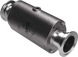 AKO Armaturen Air operated pinch valve VMC, Hyg. tri-clamp (DIN) Stainless steel 1.4408/Viton DN 50, VMC50.05.50RT.50
