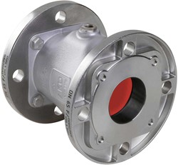 AKO Armaturen Air operated pinch valve VMC, Flange (DIN) Stainless steel 1.4408/Silicone DN 65, VMC65.06.50F.50
