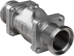 AKO Armaturen Pneumatisches Quetschventil VMC, Gewindestutzen (DIN) Edelstahl 1.4408/EPDM DN 65, VMC65.04HTEC.50M.50