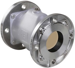 AKO Armaturen Air operated pinch valve VMC, Flange (DIN) Aluminium/Natural rubber (food, pale) DN 80, VMC80.02X.50F.30LX