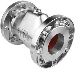 AKO Armaturen Air operated pinch valve VMC, Flange (ANSI) Stainless steel 1.4408/Silicone DN 80, VMC80.06.50FA.50