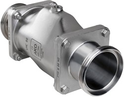 AKO Armaturen Pneumatisches Quetschventil VMC, Gewindestutzen (DIN) Edelstahl 1.4408/Nitrile DN 80, VMC80.07X.50M.50