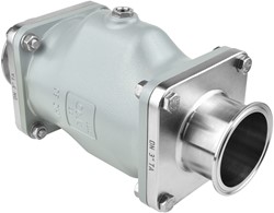 AKO Armaturen Lucht bediende slangafsluiter VMC, Tri-clamp (DIN, row C) Aluminium/Nitrile DN 80, VMC80.07X.50TA.30LX