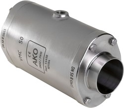 AKO Armaturen Lucht bediende slangafsluiter VMC, laseinden (DIN) RVS 1.4408/EPDM DN 50, VMCE50.04HTECE.50R.50