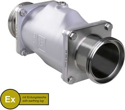 AKO Armaturen Lucht bediende slangafsluiter VMC, draadeind (DIN) Aluminium/Natuurlijk rubber (cond.) DN 100, VMCX100.03LF.50M.30LX