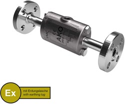 AKO Armaturen Air operated pinch valve VMC, Hyg. flange (DIN) Stainless steel 1.4408/EPDM HTEC (food, cond.) DN 10, VMCX10.04HTECKLF.50RF.50