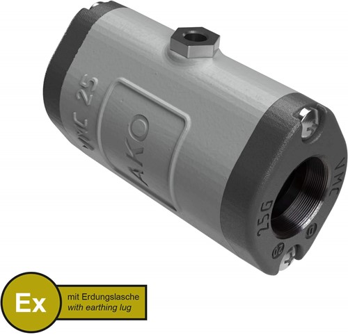AKO Armaturen Lucht bediende slangafsluiter VMC, binnendraad (NPT) Aluminium/EPDM (food, cond.) DN 25, VMCX25.04HTECKLF.36N.30LX