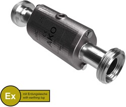 AKO Armaturen Air operated pinch valve VMC, Hyg. threaded spigot (DIN) Stainless steel 1.4408/EPDM HTEC (food, cond.) DN 25, VMCX25.04HTECKLF.50RM.50