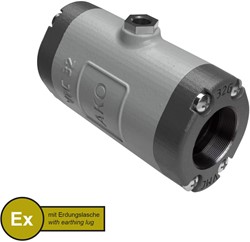 AKO Armaturen Air operated pinch valve VMC, Internal thread (DIN) Aluminium/Nitrile (cond.) DN 32, VMCX32.07LF.36G.30LX