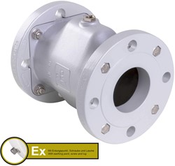 AKO Armaturen Lucht bediende slangafsluiter VMC, Flens (ANSI) Aluminium/EPDM HTEC (food, cond.) DN 80, VMCX80.04HTECLF.31FA.30LX