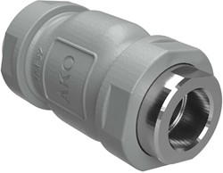 AKO Armaturen Air operated pinch valve VM, Internal thread (DIN) Aluminium/Butyl DN 32, VMF032.09X.50.30LX