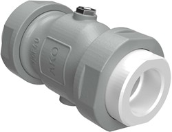 AKO Armaturen Air operated pinch valve VM, Internal thread (DIN) Aluminium/Butyl DN 40, VMF040.09X.70.30LX