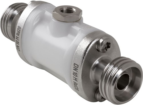 AKO Armaturen Air operated pinch valve VM, Threaded spigot (DIN) POM (white)/EPDM DN 10, VMP010.04HTECK.50M.71