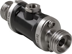 AKO Armaturen Air operated pinch valve VM, Threaded spigot (DIN) POM (black)/Butyl DN 10, VMP010.09XK.50M.72