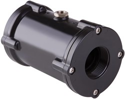 AKO Armaturen Pneumatisches Quetschventil VM, Innengewinde (DIN) POM (Schwarz)/Nitrile (lebensmittel) DN 32, VMP032.07LS.72