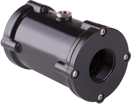 AKO Armaturen Lucht bediende slangafsluiter VM, binnendraad (DIN) POM (zwart)/Butyl DN 40, VMP040.09X.72