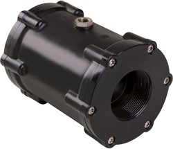 AKO Armaturen Air operated pinch valve VM, Internal thread (ANSI / ASME) POM (black)/Hypalon DN 50, VMP050.08X.72/NPT