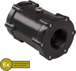 AKO Armaturen Lucht bediende slangafsluiter VMPX, binnendraad (ANSI / ASME) POM (zwart, cond.)/Natuurlijk rubber (cond., Siliconen-free) DN 50, VMPX050.03SFLF.73/NPT