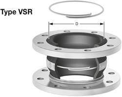 Elaflex Vacuum Ring for expansion joint DN300, ERV…300…VSR